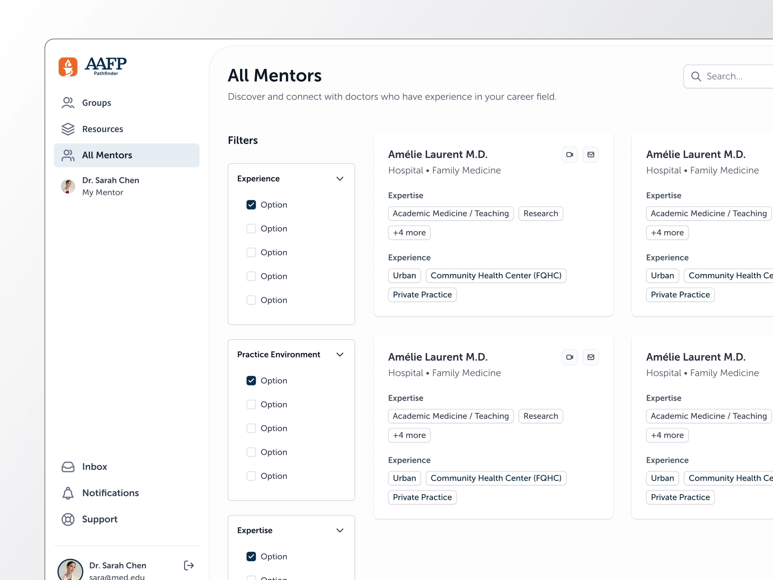 American Association of Family Physicians screenshot 1