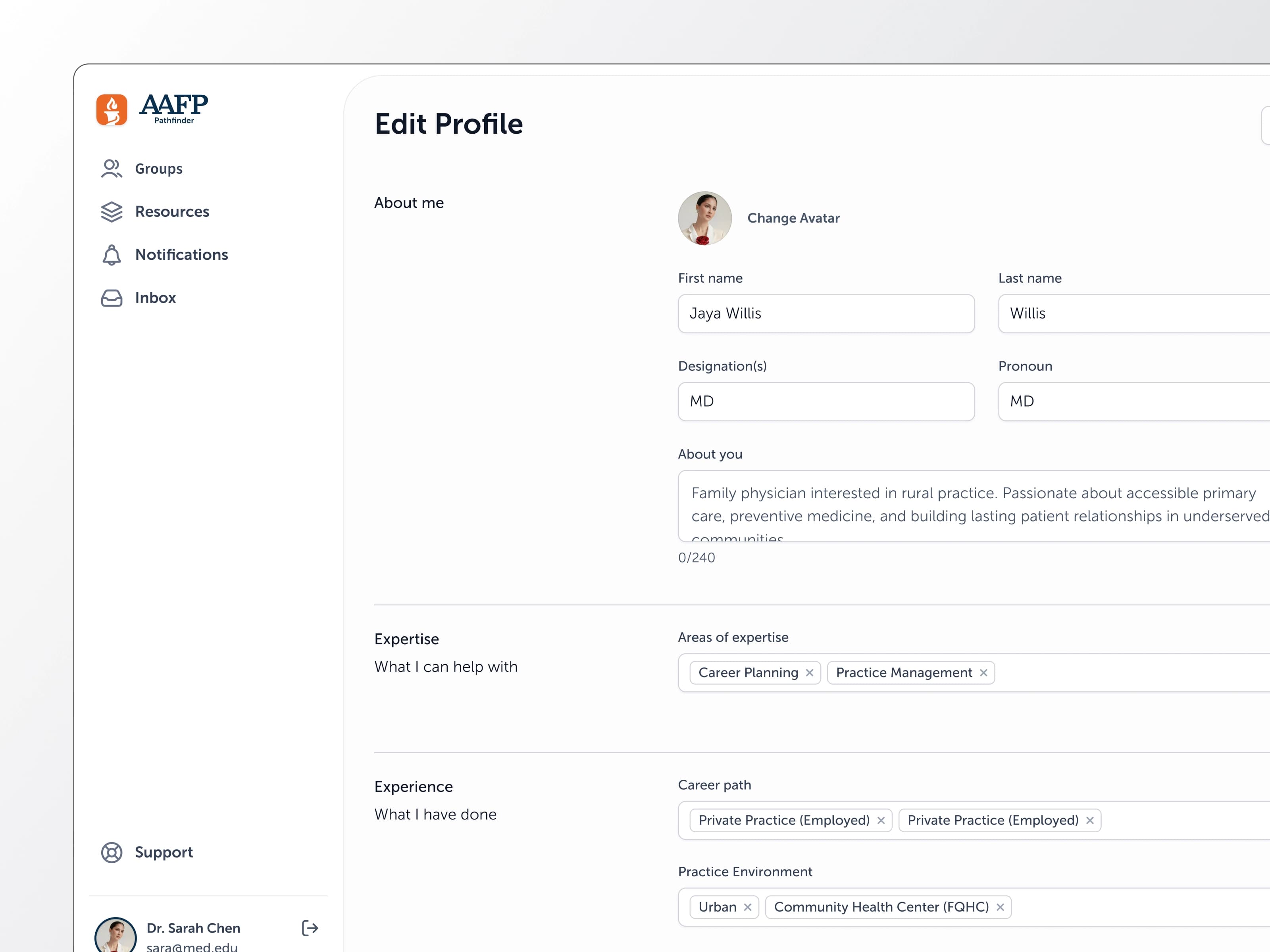 American Association of Family Physicians screenshot 5
